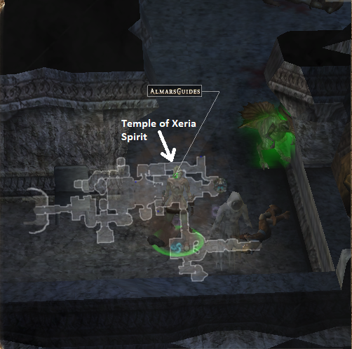 Temple of Xeria Ghost Map Location
